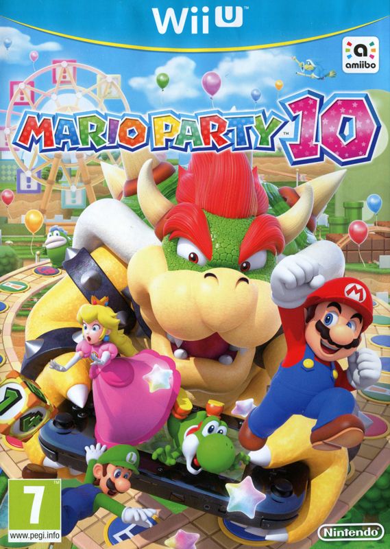 Mario Party 10 box art for Wii U
